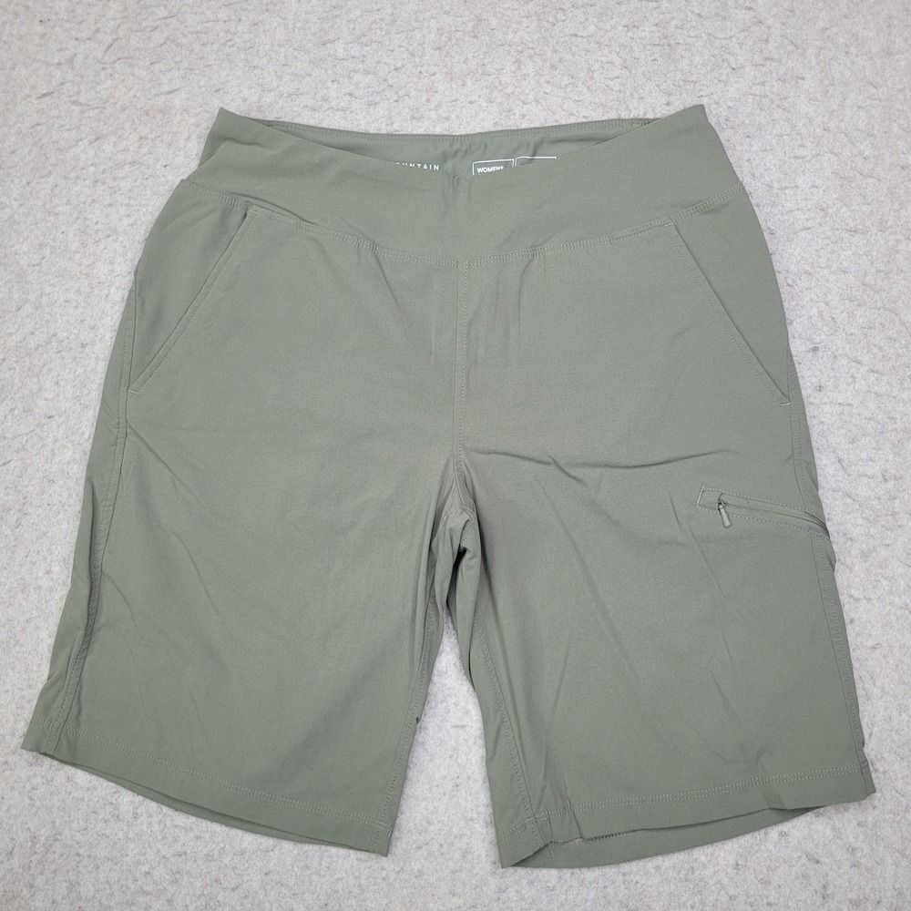 Mountain HardWear Shorts Mens S Green Performance Outdoor Hiking Lightweight 9"
